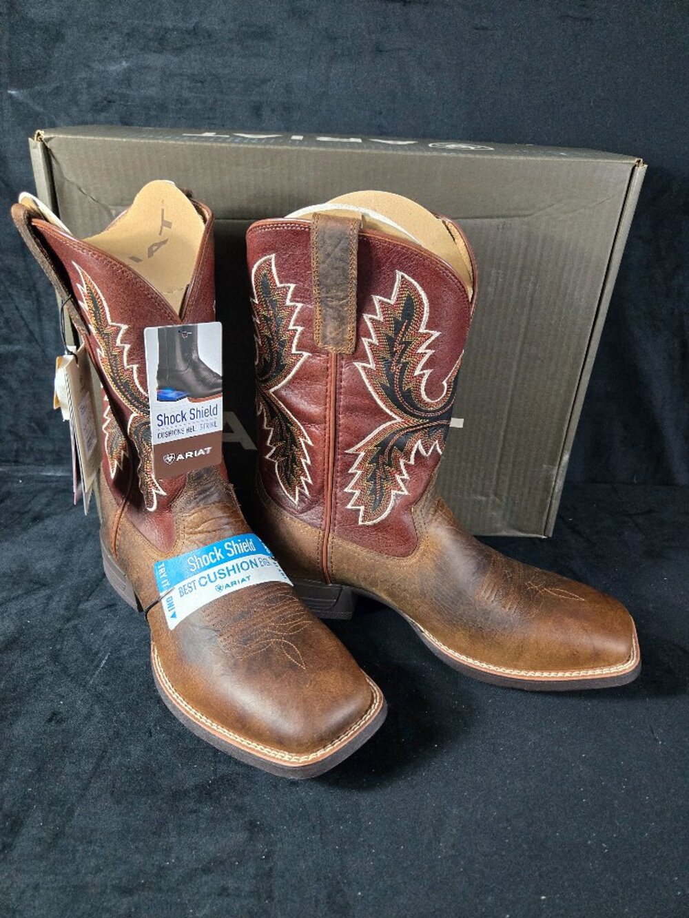 Ariat Pay Window Men's 11.5 D Western Boots Brown 10044574 New